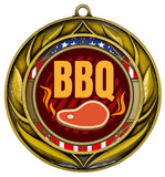 All Quality Wreath Design BBQ Medal | Competition | High Quality Metal Medal - 1st, 2nd, 3rd Place
