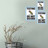 Portrait Round Plus Testing Do Not Disturb Wall or Door Sign | Warning Signage