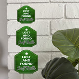 Heritage Plus Lost And Found Golf Balls Wall or Door Sign | Sports Public Spaces Signage