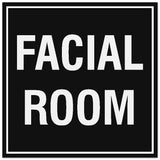 Signs ByLITA Square Facial Room Sign - Easy Installation | Durable Material