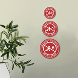 Circle Plus Keep Out Of Reach Of Children Wall or Door Sign | Safety Signs For School