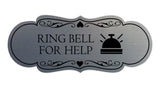 Signs ByLITA Designer Ring Bell for Help Wall or Door Sign
