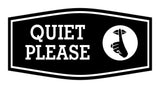 Signs ByLITA Fancy Quiet Please Wall or Door Sign