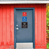 Signs ByLITA Square Lunch Area Door or Wall Sign | Spanish Bilingual Business And Office Signs