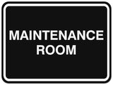 Signs ByLITA Classic Framed Maintenance Room Sign - Easy Installation | Durable Material