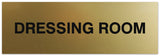 Signs ByLITA Basic Dressing Room Sign - Laser-Engraved Lettering | Durable ABS Plastic | Vibrant Colors | Powerful Foam Tape