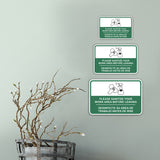 Classic Framed Plus Please Sanitize Your Work Area Before Leaving Wall or Door Sign | Bilingual Spanish and English Workplace Safety Signage