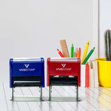 All Quality Packed With Re-used Materials Self-Inking Rubber Stamp | Business and Packaging Stamps