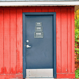 Classic Framed Plus Home Is Where You Poop Most Comfortably Door or Wall Sign | Funny Wall Decor For Bathroom