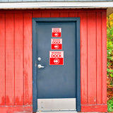 Square Plus Receiving Dock Right Arrow Wall or Door Sign | Health & Safety Warehouse Business Signage