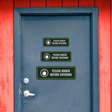 Standard Plus Please Knock Before Entering Door or Wall Sign | Business and Workplace Signage