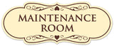 Signs ByLITA Designer Maintenance Room Sign - Easy Installation | Durable Wall or Door Sign