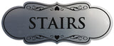 Signs ByLITA Designer Stairs Sign - Easy Installation | Durable Wall or Door Sign