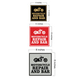 Signs ByLITA Square Motorcycle Repair and Bar Wall or Door Sign