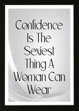 Designs ByLITA Confidence Is The Sexiest Thing A Woman Can Wear, Wall Print Art | Home Decor