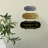 Signs ByLITA Designer Ring Doorbell for Appointments Wall or Door Sign