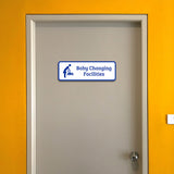 Standard Plus Baby Changing Facilities Door or Wall Sign