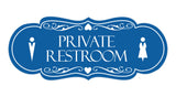 Signs ByLITA Designer Private Restroom Wall or Door Sign