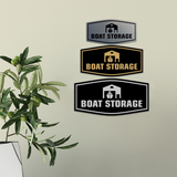 Fancy Boat Storage Wall or Door Sign