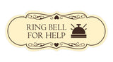 Signs ByLITA Designer Ring Bell for Help Wall or Door Sign