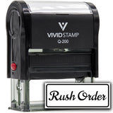 All Quality Rush Order Self-Inking Rubber Stamp | Business and Packaging Stamps
