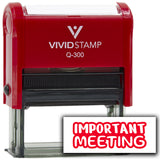 All Quality Important Meeting Agenda Planning Stamps