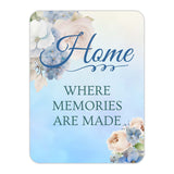 Portrait Round Plus Home Where Memories Are Made Wall or Door Sign | Funny Novelty Home Signs | Home Reminders For Families