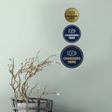 Circle Chargers Here Wall or Door Sign