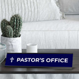 Church Leader Role and Titles 2 x 10" Desk Sign with Aluminium Frame