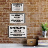 Classic Framed Plus Secretary’s Office – Providing Organization and Assistance Door or Wall Sign | Church and Place of Worship Signs