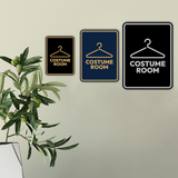 Signs ByLITA Portrait Round Costume Room Door or Wall Sign Easy Installation | Directing Artists & Co-Workers | Music | Concert | Festivals