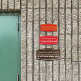 Signs ByLITA Fancy Home of a True Patriot: A Veteran Lives Here Easy Installation | Honor Veterans with Military Signs | US Pride | Businesses and Homes Wall or Door Sign