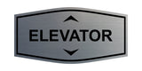 Fancy Elevator Up & Down Arrows Wall or Door Sign