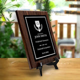 Pickleball Competition Custom Award Plaque | Achievement and Recognition Personalizable Plaques