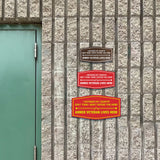 Signs ByLITA Fancy I Defended My Country Don't Think I Won't Defend This Home Armed Veteran Lives Here Easy Installation | Honor Veterans with Military Signs | US Pride | Businesses and Homes Wall or Door Sign