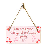 Inspirational and Motivational Religious 5x10 Hanging Plus Wall or Door Sign