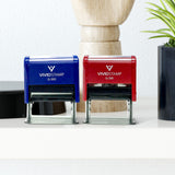 All Quality Made through Renewable Energy Source Self-Inking Rubber Stamp