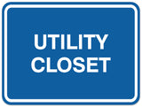 Signs ByLITA Classic Framed Utility Closet Sign | Durable Material | Storage