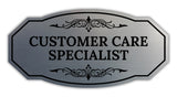 Signs ByLITA Victorian Customer Care Specialist Graphic Wall or Door Sign