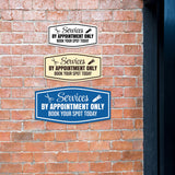 Signs ByLITA Fancy Services by Appointment Only. Book Your Spot Today Easy Installation | Durable Construction | Barbers | Grooming and Styling | Hair Wall or Door Sign