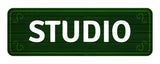Standard Plus STUDIO Door or Wall Sign | Office & Home Signage