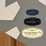 Signs ByLITA Victorian I'm on a Gin & Tonic Diet I've lost 2 days Wall or Door Sign