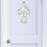 I can do all things through Christ who strengthens me Cross Hanging Sign | Rustic Twine | Inspiring Religious Bible Decor