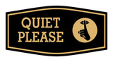 Signs ByLITA Fancy Quiet Please Wall or Door Sign