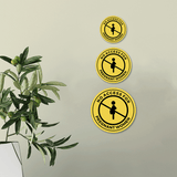 Circle Plus No Access For Pregnant Women Wall or Door Sign | Safety Signs For Business