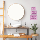 Classic Framed Plus Proud To Be A Woman Wall or Door Sign | Homely Decor