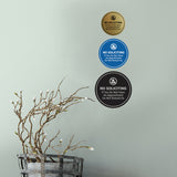 Circle No Soliciting If You Do Not Have An Appointment Do Not Disturb Us Wall or Door Sign