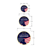 Circle Plus Guardians of Freedom: U.S. Military Veterans Welcome Door or Wall Sign Honor Veterans with Military Signs | US Pride | Veteran Gratitude and Discount Signs