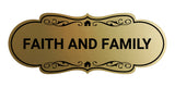 Designer Faith and Family Wall or Door Sign