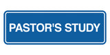 Signs ByLITA Standard Pastor's Study Wall or Door Sign